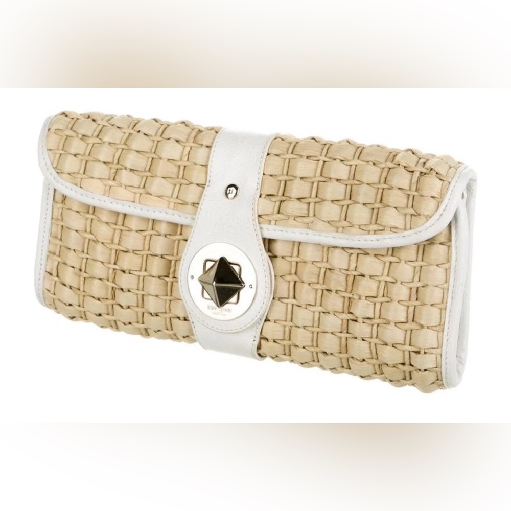 Kate Spade Rattan Clutch